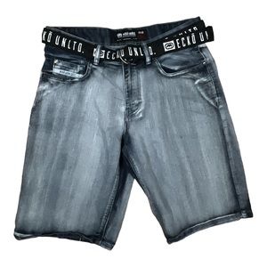 ECKO UNLTD shorts 32 with belt ST1-53